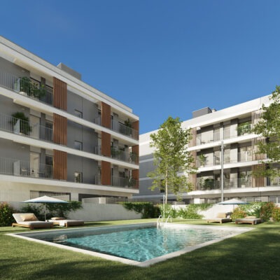 Planta baixa a estrenar de dues habitacions en lloguer